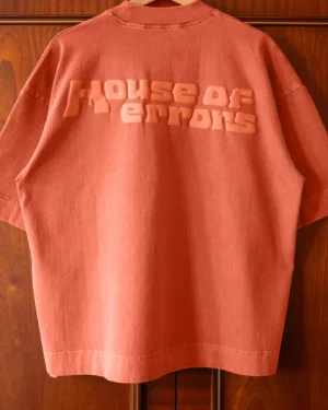 House of Errors All-Seeing Heavyweight in Scarlet T-Shirt