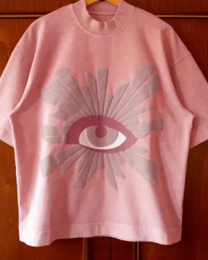 House of Errors All-Seeing Heavyweight in Scarlet T-Shirt