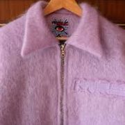 House of Errors Mohair Chainquilt in Lilac Jacket