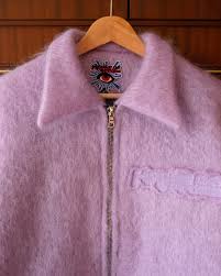 House of Errors Mohair Chainquilt in Lilac Jacket